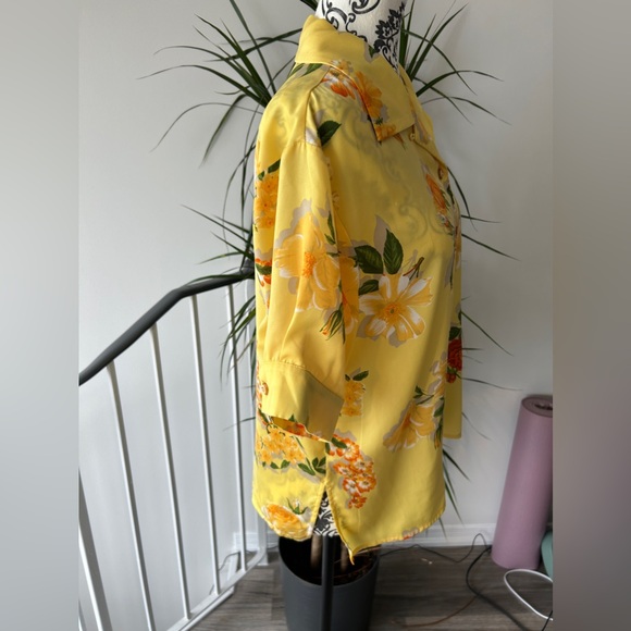 Floral simple retro blouse - Picture 11 of 11